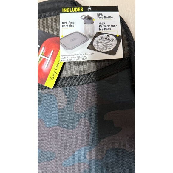 Artic Zone BPA Free Microban Camo Camouflage lunch box kit combo new - Picture 5 of 8